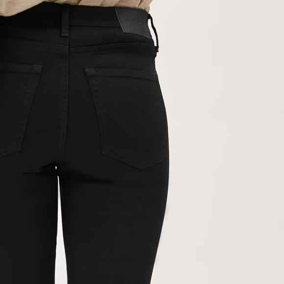 Everlane The Authentic Stretch High Rise Skinny Ankle Jeans Black Size 29 - Picture 3 of 15